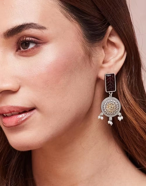 Metal Dangler Earrings