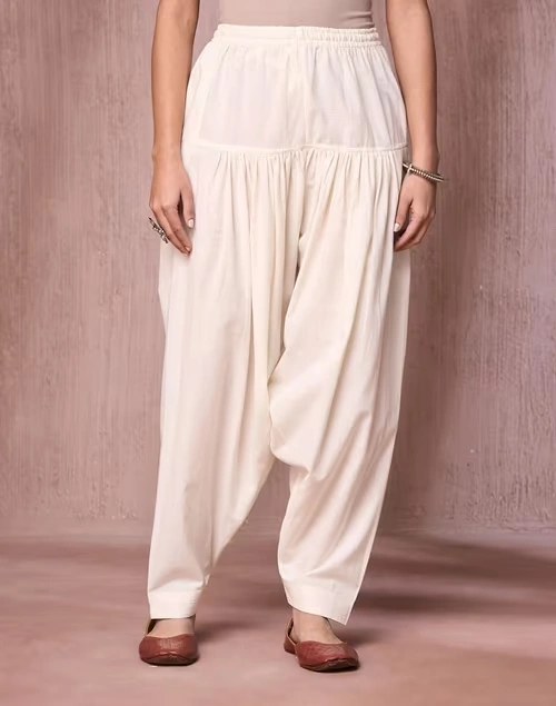 Offwhite Cotton Salwar