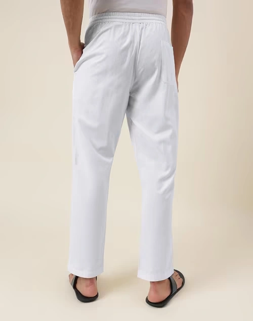 White Cotton Aligarhi Pyjama