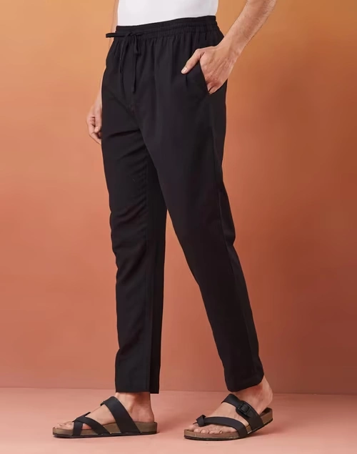 Black Cotton Pyjama