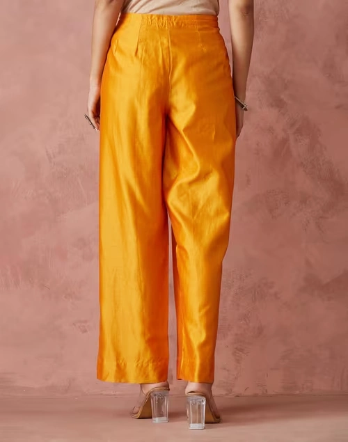 Mustard Cotton Silk Regular Fit Ijar 3 Mustard Cotton Silk Regular Fit Ijar