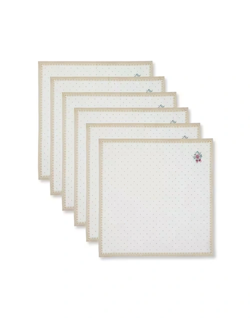 Offwhite Cotton Embroidered Luxe Napkin