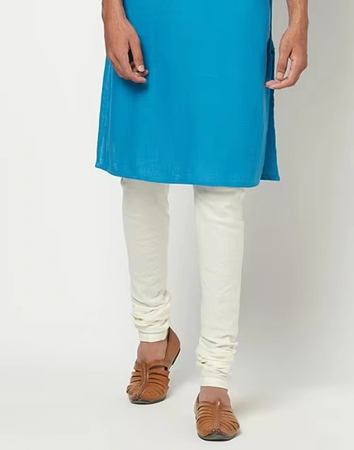 Natural Cotton Surbhi Churidar With Zip Fly Back Pocket