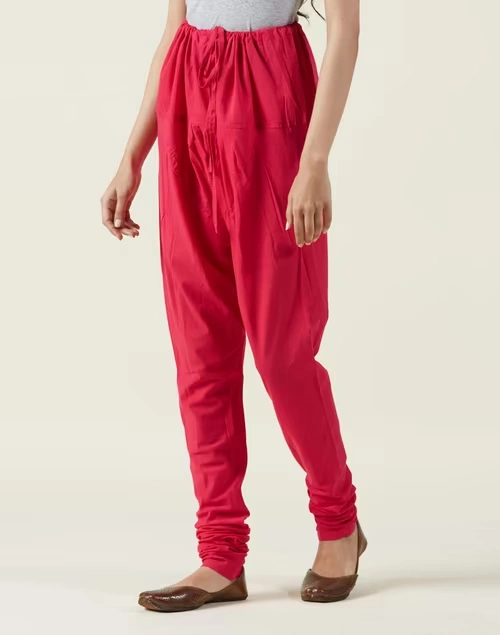 Cotton Cambric Drawstring Regular Churidar