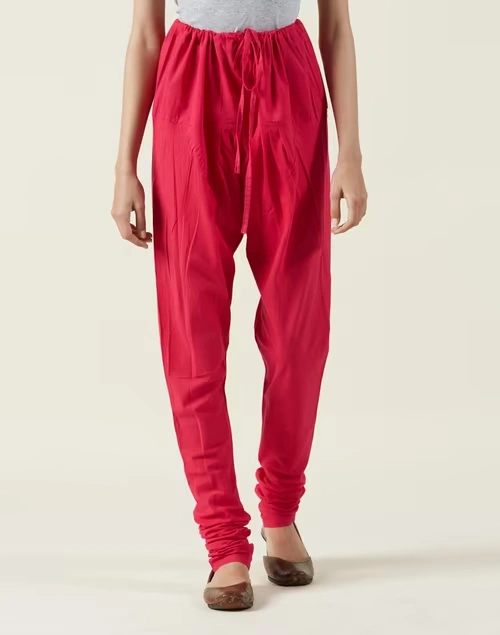 Cotton Cambric Drawstring Regular Churidar