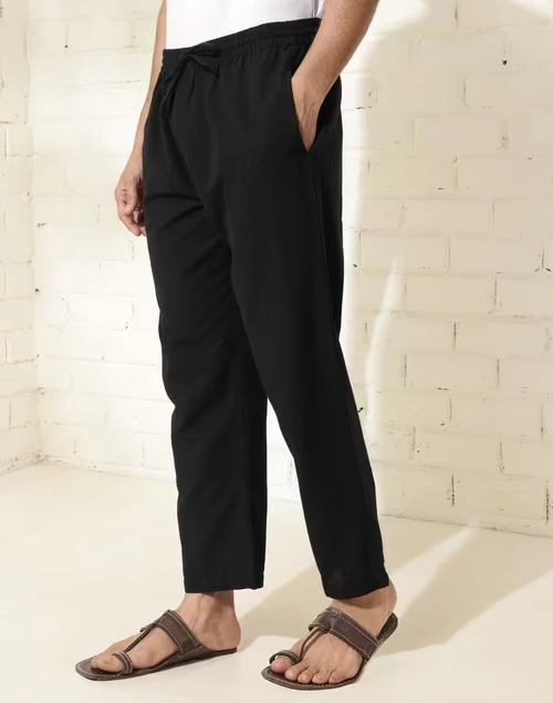 Black Cotton Pyjama