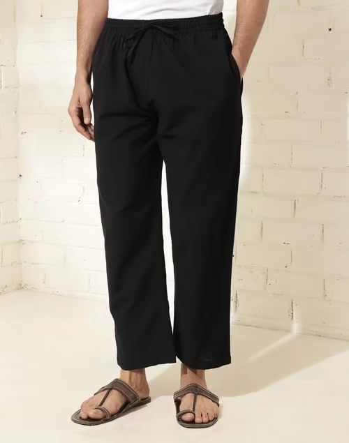 Black Cotton Pyjama