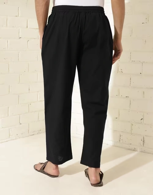 Black Cotton Pyjama 3 Black Cotton Pyjama
