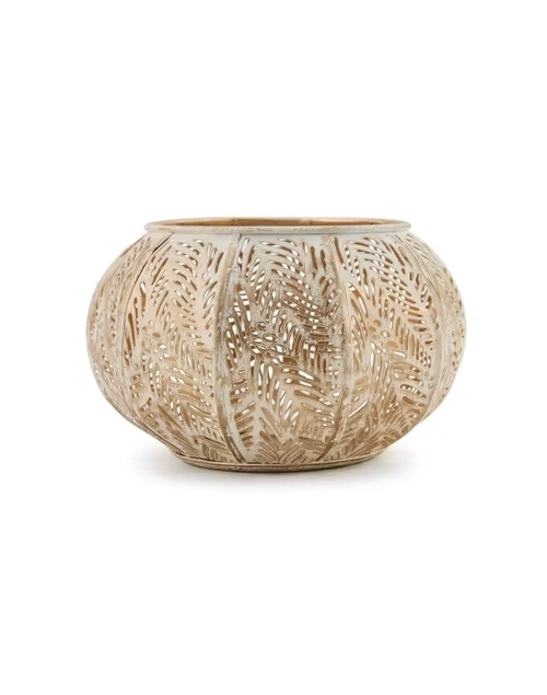 Multi Metal Cutwork Nira Votive Holder