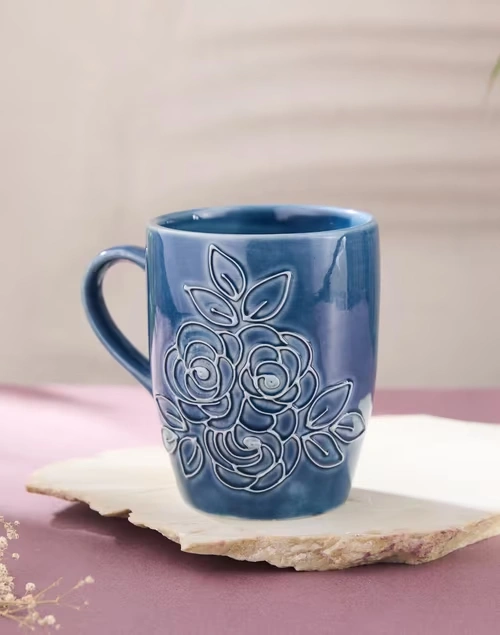 Blue Ceramic Mug