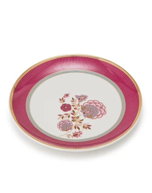 Multi Ceramic Decaled Luxe Dinner Plate