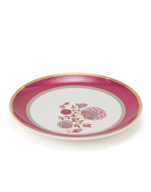 Multi Ceramic Decaled Luxe Dinner Plate