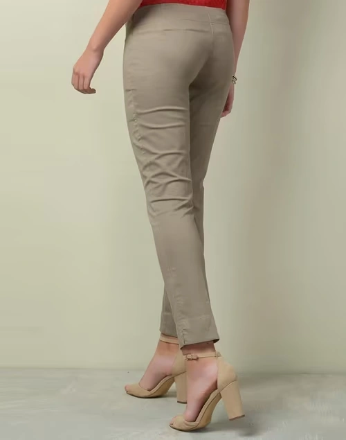 Cotton Lycra Slim Fit Stretch Pant 3 Cotton Lycra Slim Fit Stretch Pant
