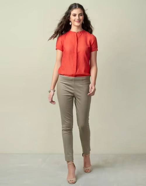 Cotton Lycra Slim Fit Stretch Pant 4 Cotton Lycra Slim Fit Stretch Pant