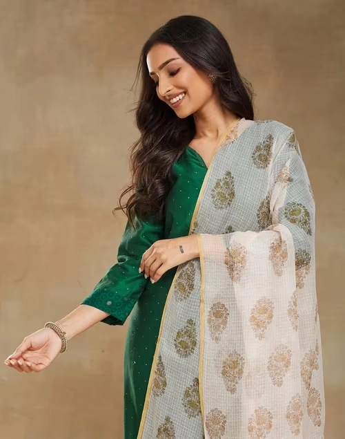 Natural Cotton Silk Dupatta