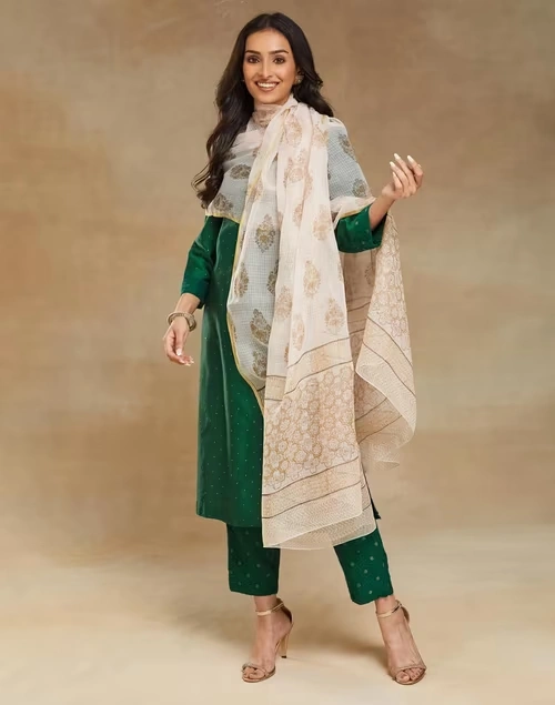 Natural Cotton Silk Dupatta