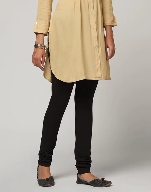 Black Cotton Churidar