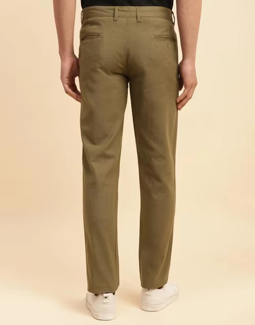 Green Cotton 929 Slim Cut Pants 3 Green Cotton 929 Slim Cut Pants