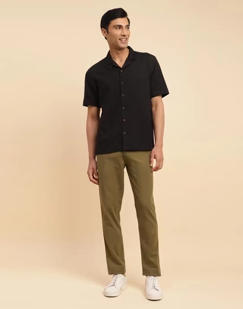 Green Cotton 929 Slim Cut Pants 4 Green Cotton 929 Slim Cut Pants