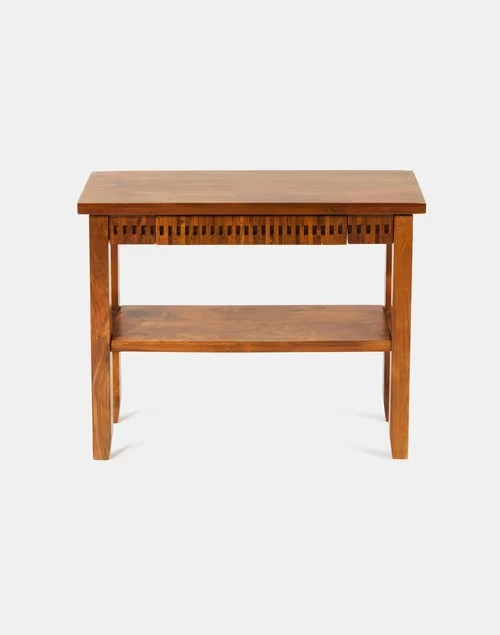 Brown Lattes Mango Wood Console