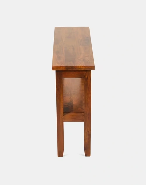 Brown Lattes Mango Wood Console