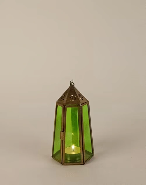 Devesh Lantern Green Small