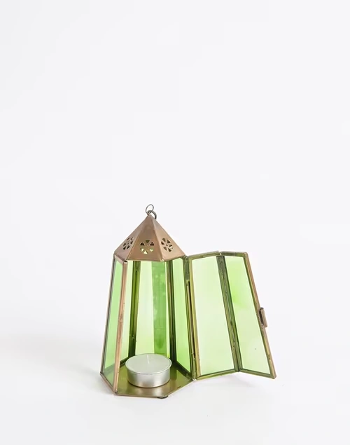 Devesh Lantern Green Small