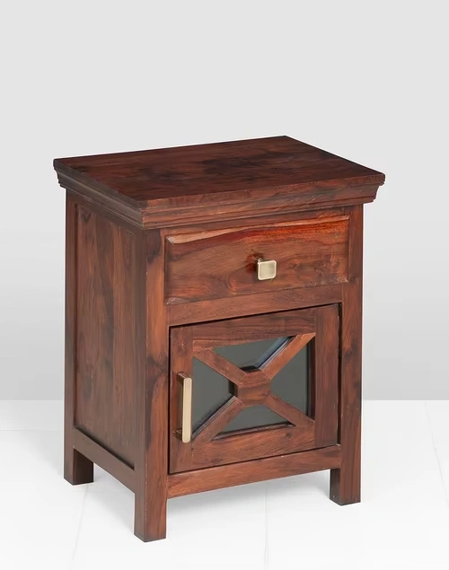 Crisscross Bedside Table