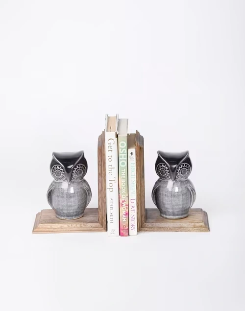 Mitul Owl Book End Set Of 2