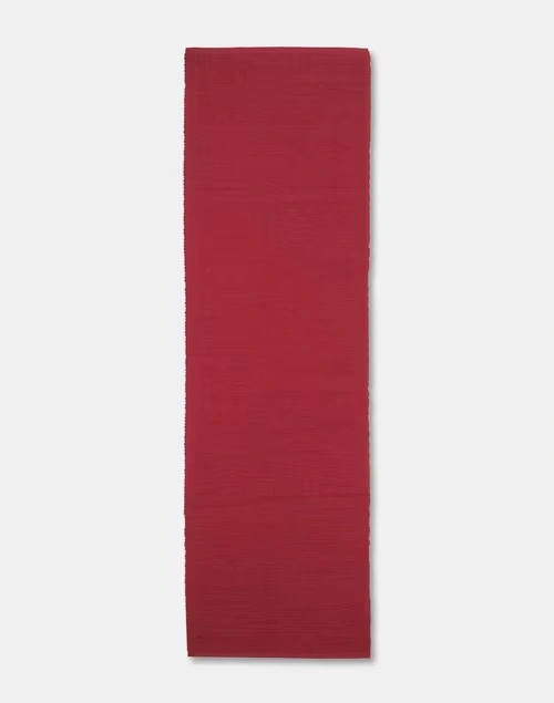 Red Prithi Woven Cotton Runner