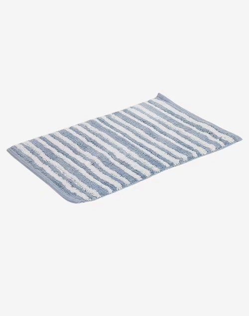 Light Blue Pranay Cotton Bathmat