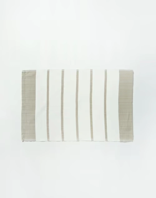 Beige Kani Cotton Honeycomb Towel Set Of 2