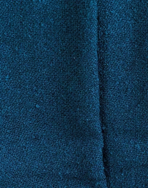 Blue Acrylic Woven Boucle Throw 4 Blue Acrylic Woven Boucle Throw