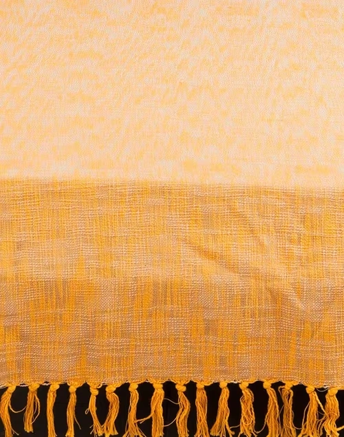 Yellow Chaman Cotton Double Bed Cover 4 Yellow Chaman Cotton Double Bed Cover