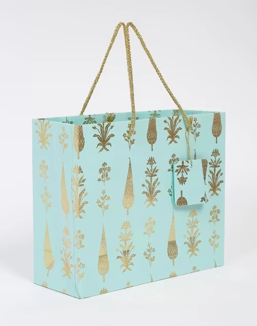 Cyanea Wide Top Paper Bag