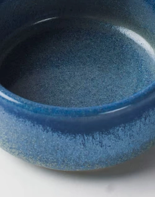 Blue Nila Glazed Ceramic Chutney Bowl