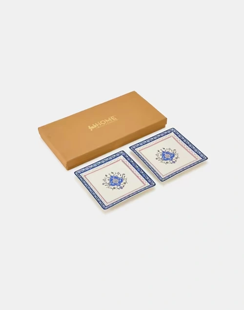 Lavanya Square Platter Gift Set Of 2