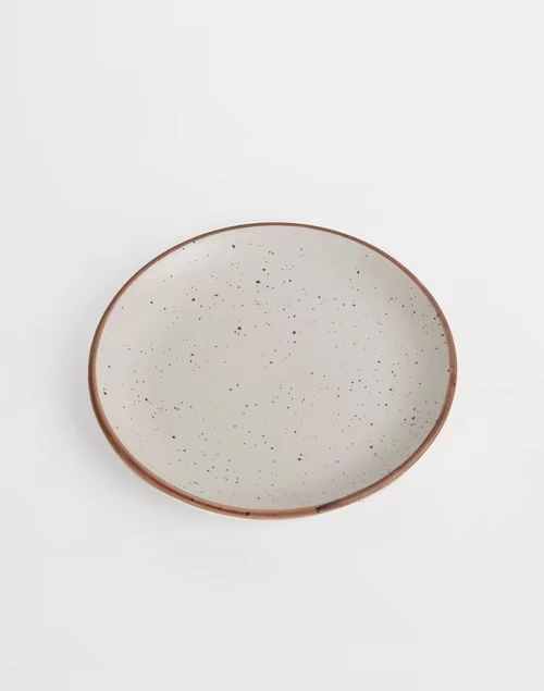 Natural Kadir Ceramic Glazed Quarter Plate