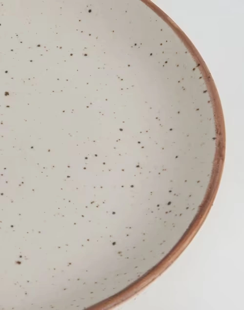 Natural Kadir Ceramic Glazed Quarter Plate
