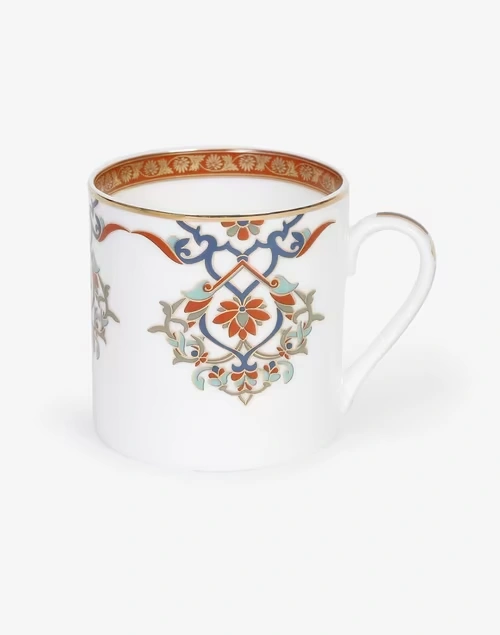 Ceramic Decaled Jodha Mug Set of 2