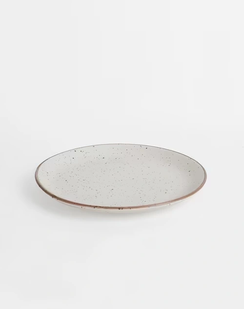 Natural Kadir Ceramic Glazed Dinner Plate