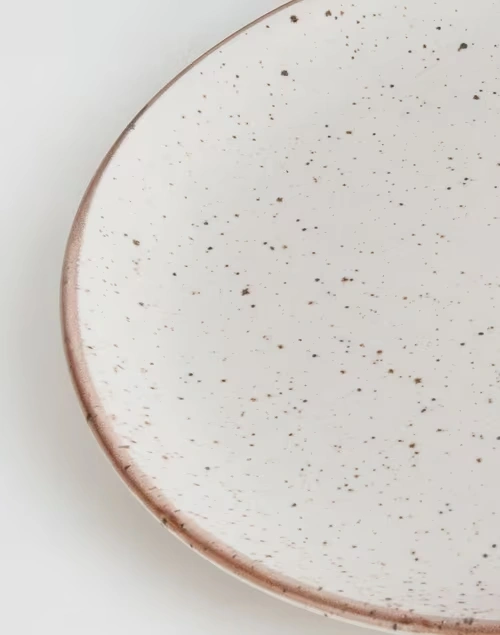 Natural Kadir Ceramic Glazed Dinner Plate