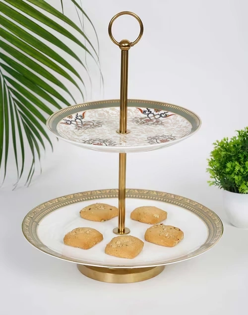 Jodha Decaled Ceramic Platter