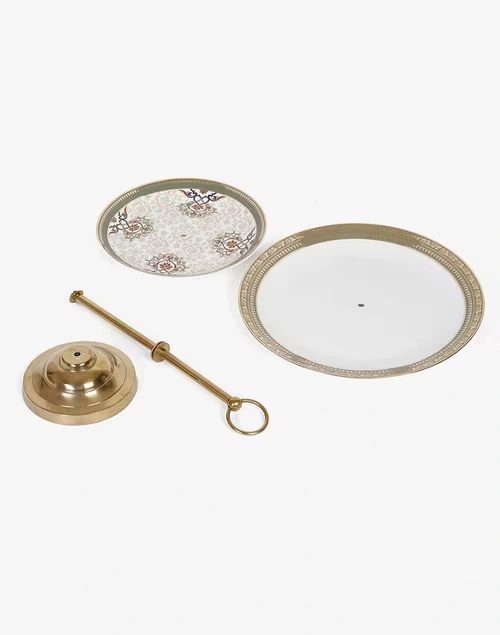 Jodha Decaled Ceramic Platter