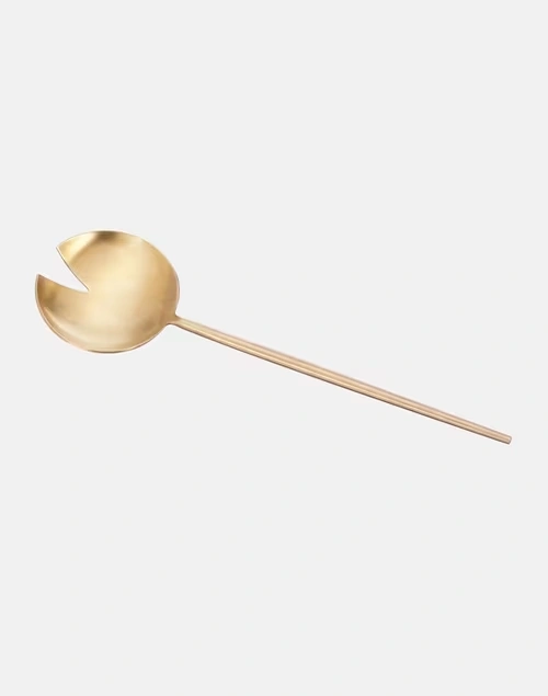 Ayira Antique Brass Salad Server 3 Ayira Antique Brass Salad Server