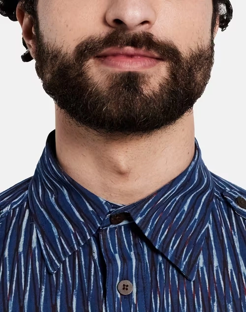 Cotton Printed Pathani Kurta With Cuff 4 Cotton Printed Pathani Kurta With Cuff