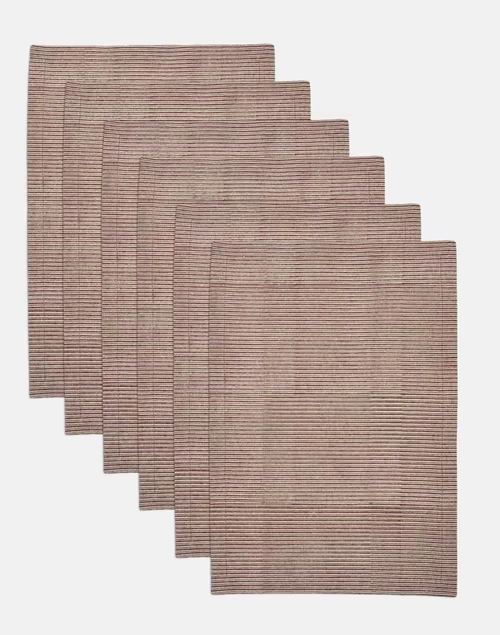 Ayira Cotton Printed Mat Set Of 6