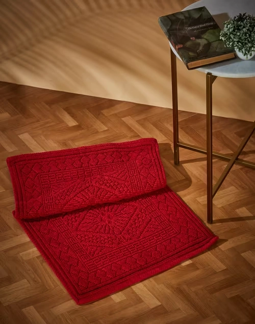 Aqib Cotton Woven Bathmat