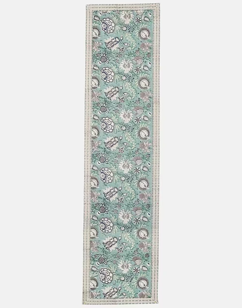 Antara Cotton Block Print Runner