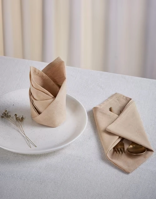 Mysa Cotton Woven Napkin Set Of 6